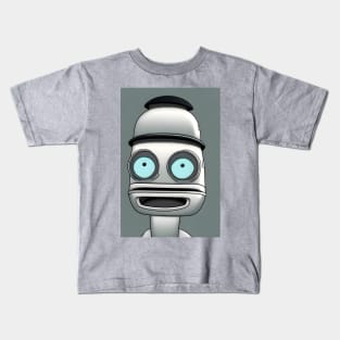 Smiling cute robot Kids T-Shirt